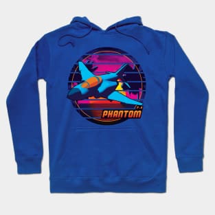 Neon Retro F-4 Phantom Hoodie